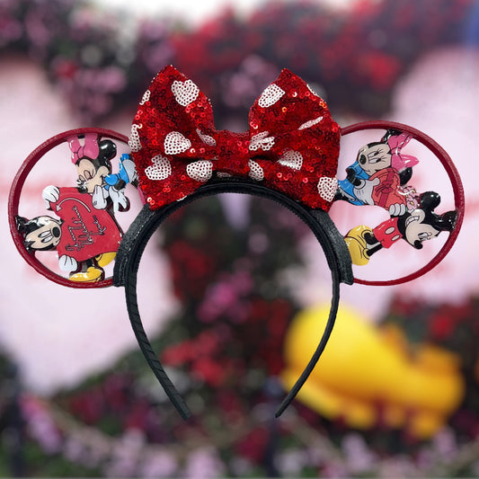 Mouse Valentines Ears and Bow Only