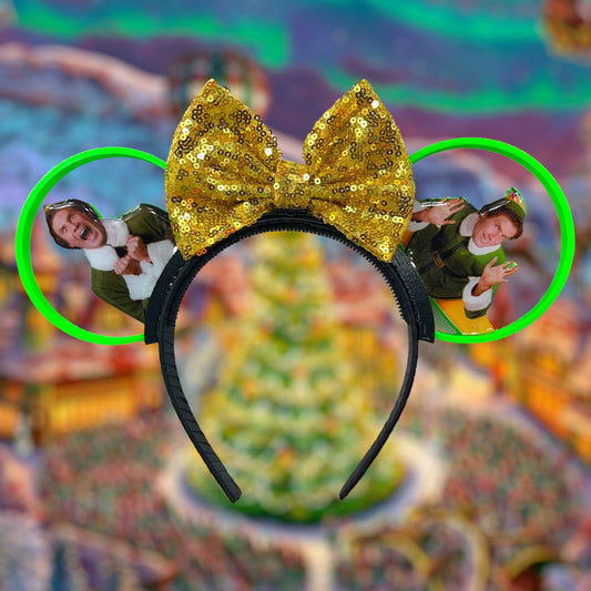 Christmas Elf Ears and Bow Only