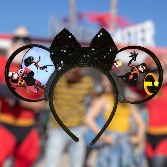 Superhero Family Ears and Bow Only