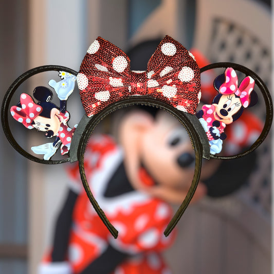 Classic Miss Mouse Ears and Bow Only Mouse Ears