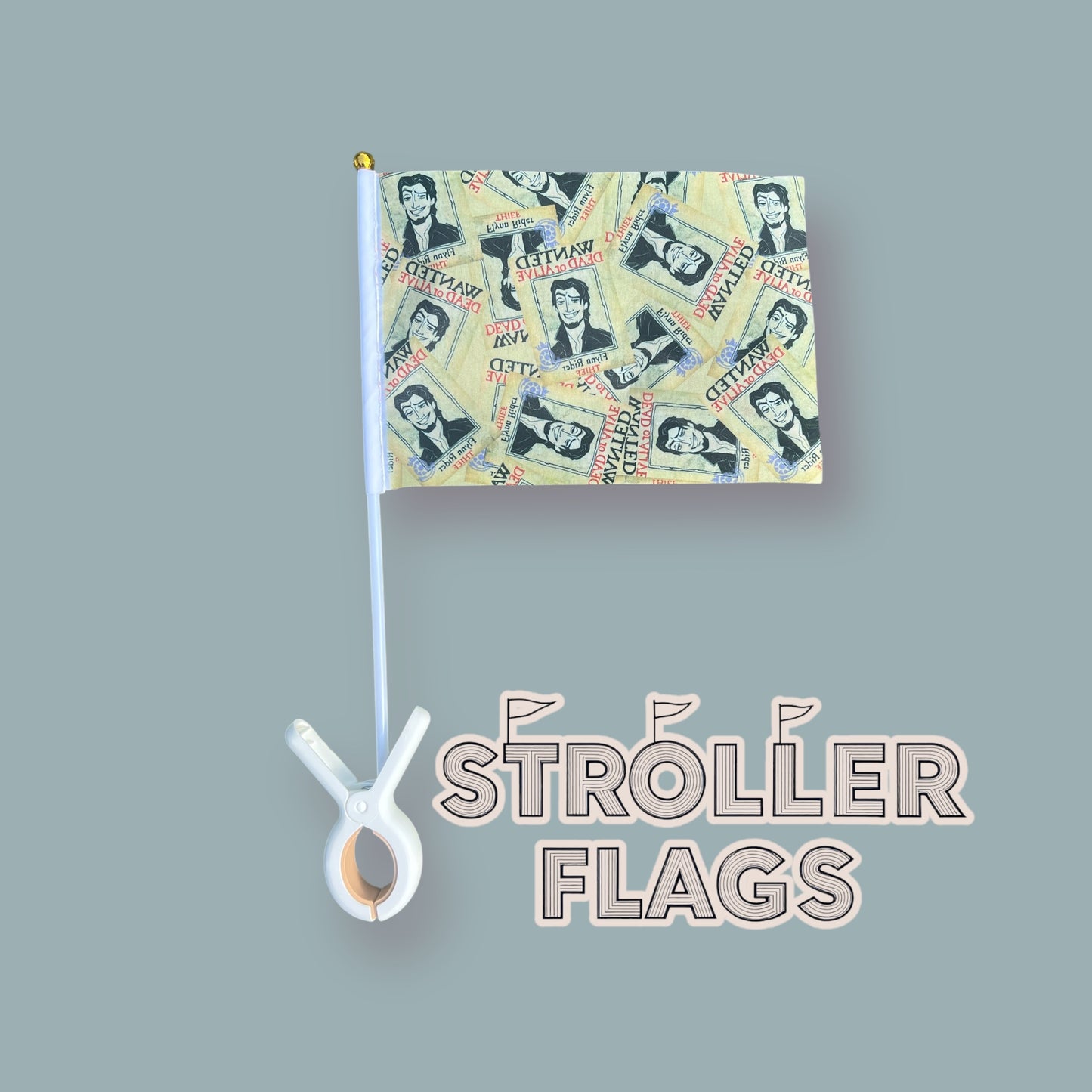 Mini Stroller Flag with Clip | Lost Princess |