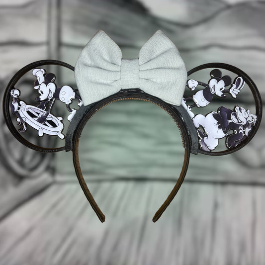 Steamboat Mouse Ears and Bow Only