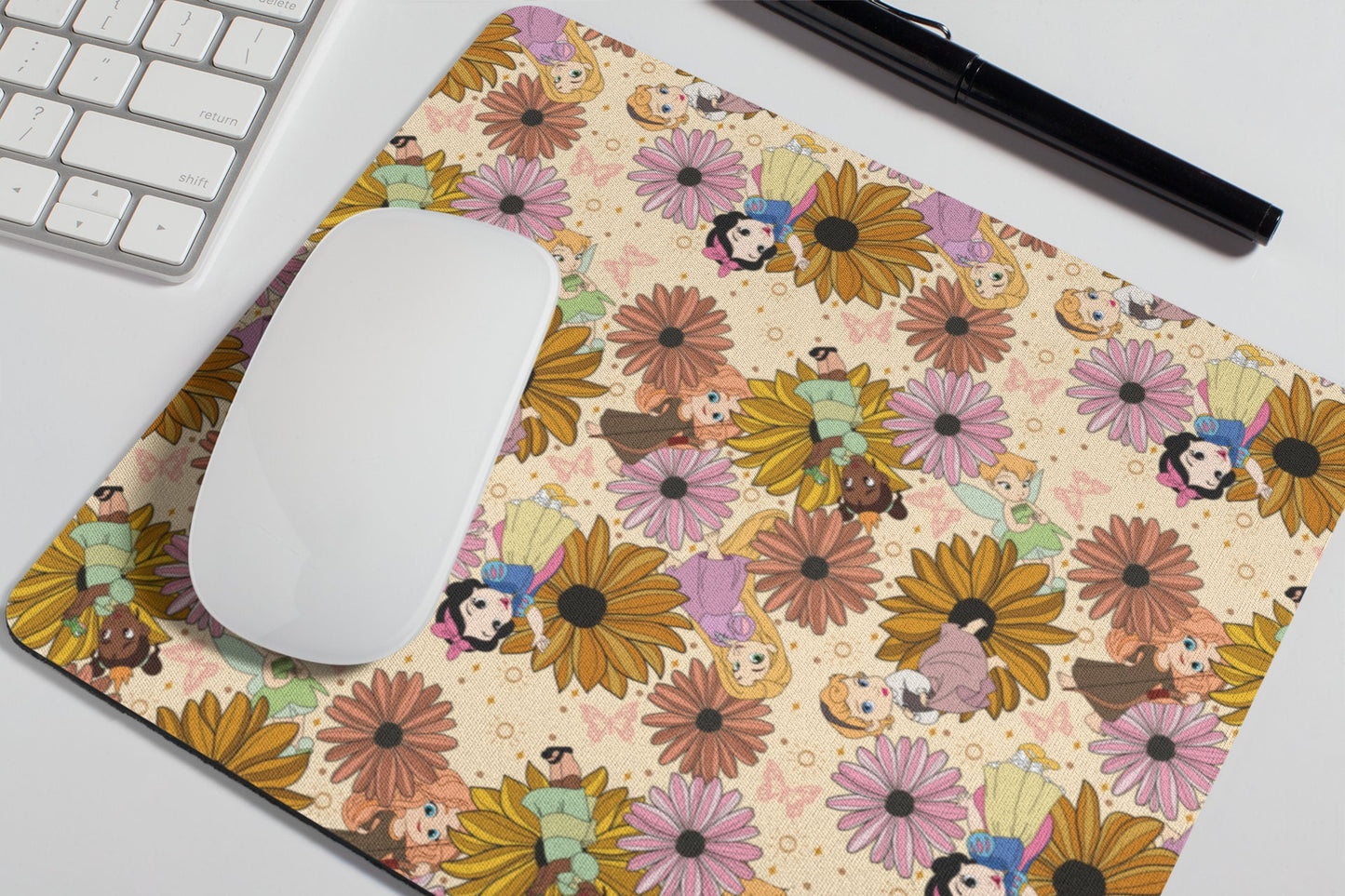 Flower Baby Princesses 2.0 Mousepad 22x18x0.3cm